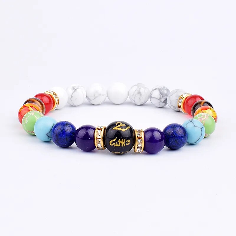 Serenity Stones: Natural Lava & Crystal Chakra Bracelets for Men & Women