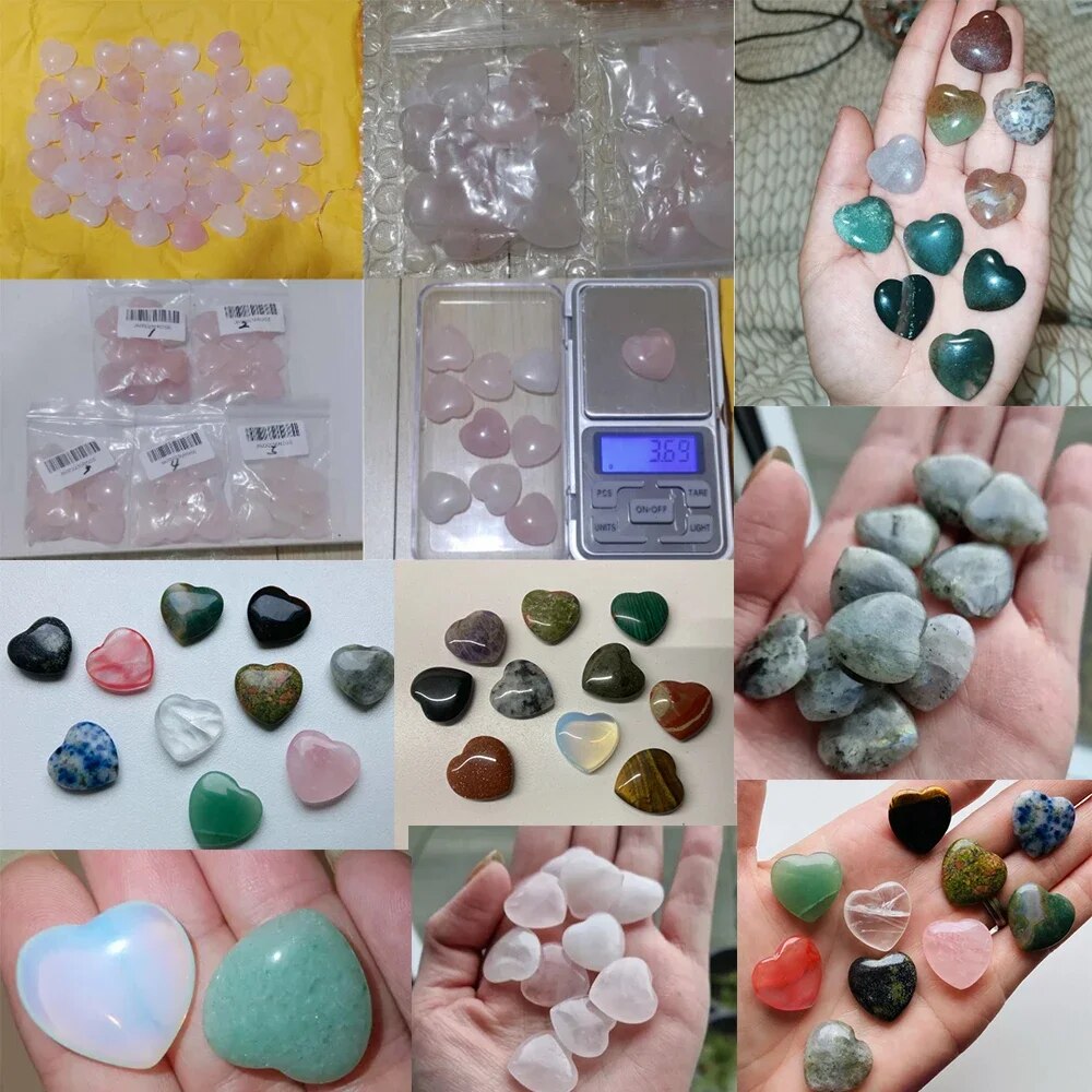 Divine Hearts: 10-Piece Chakra Crystal Set