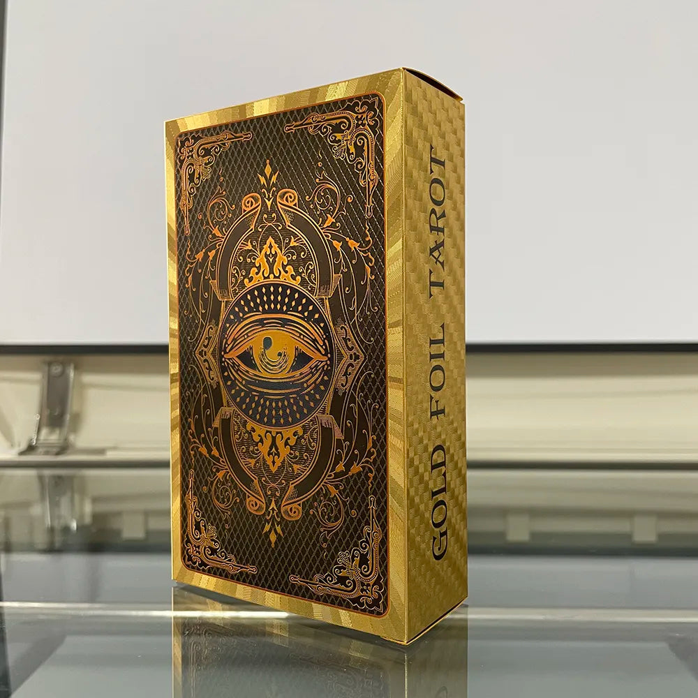 Mystic Oracle: Golden Tarot Deck