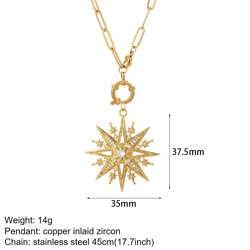 Mystic Medley: Gold-Plated Symbolic Heart Necklace